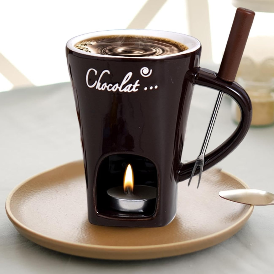 ChocoFondue - Elegant Bowl for Meltable Chocolate & Cheese