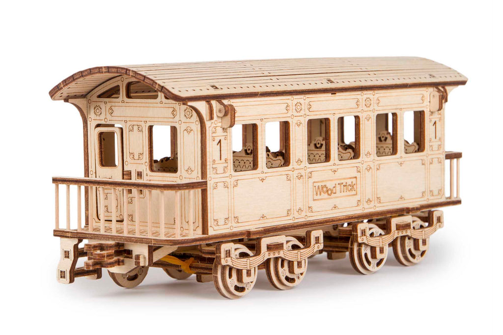 TrainCraft 3D Puzzle - Historical Locomotive with Wagon