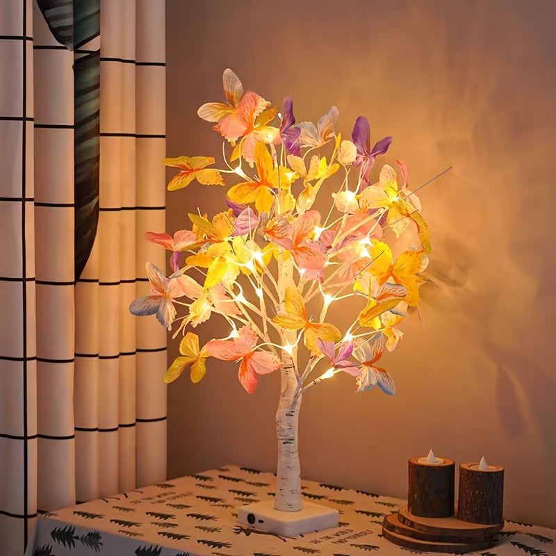 GlowBirch - Stylish LED Lamp with Birch Butterfly Motif