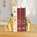CrystalForm - Vintage Bookends Whiteh Crystal Design