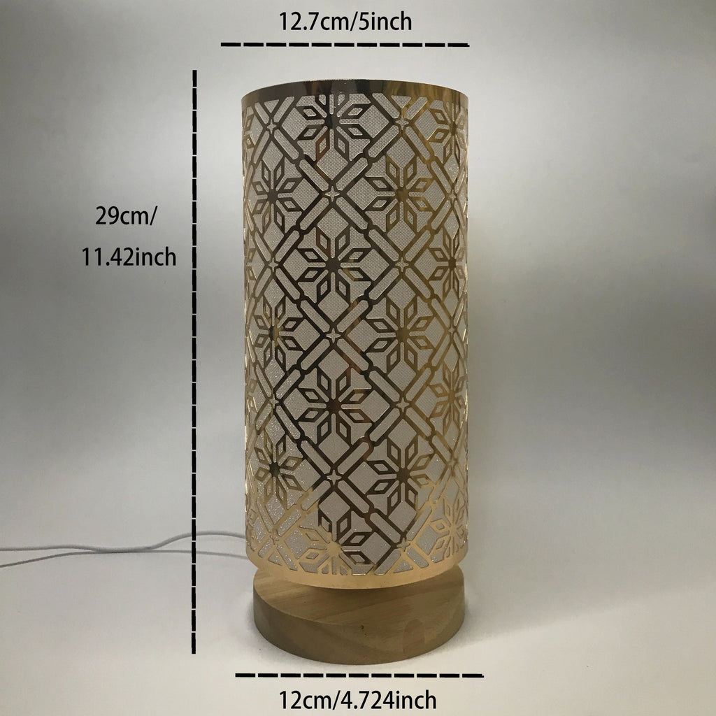 LumiPattern - USB Table Lamp with Metal Frame