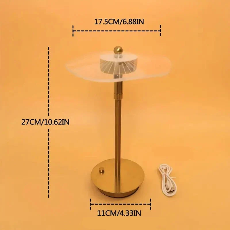 Elegant LED Desk Table Lamp with Adjustable Design