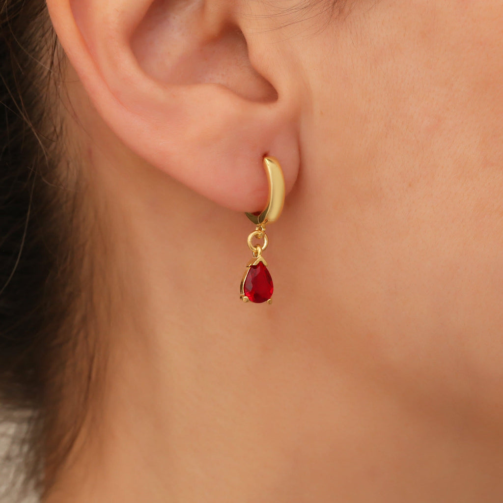 Elegant Garnet Birthstone Jewelry Set - Liora's Enchantment