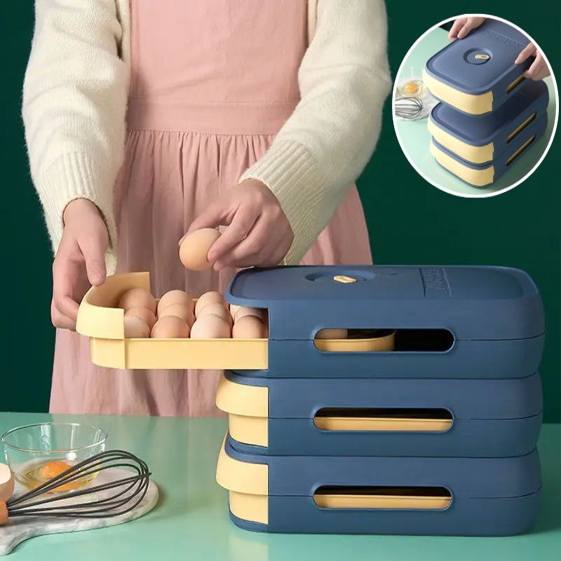 EggSafe Organizer - Stylish Egg Storage Box