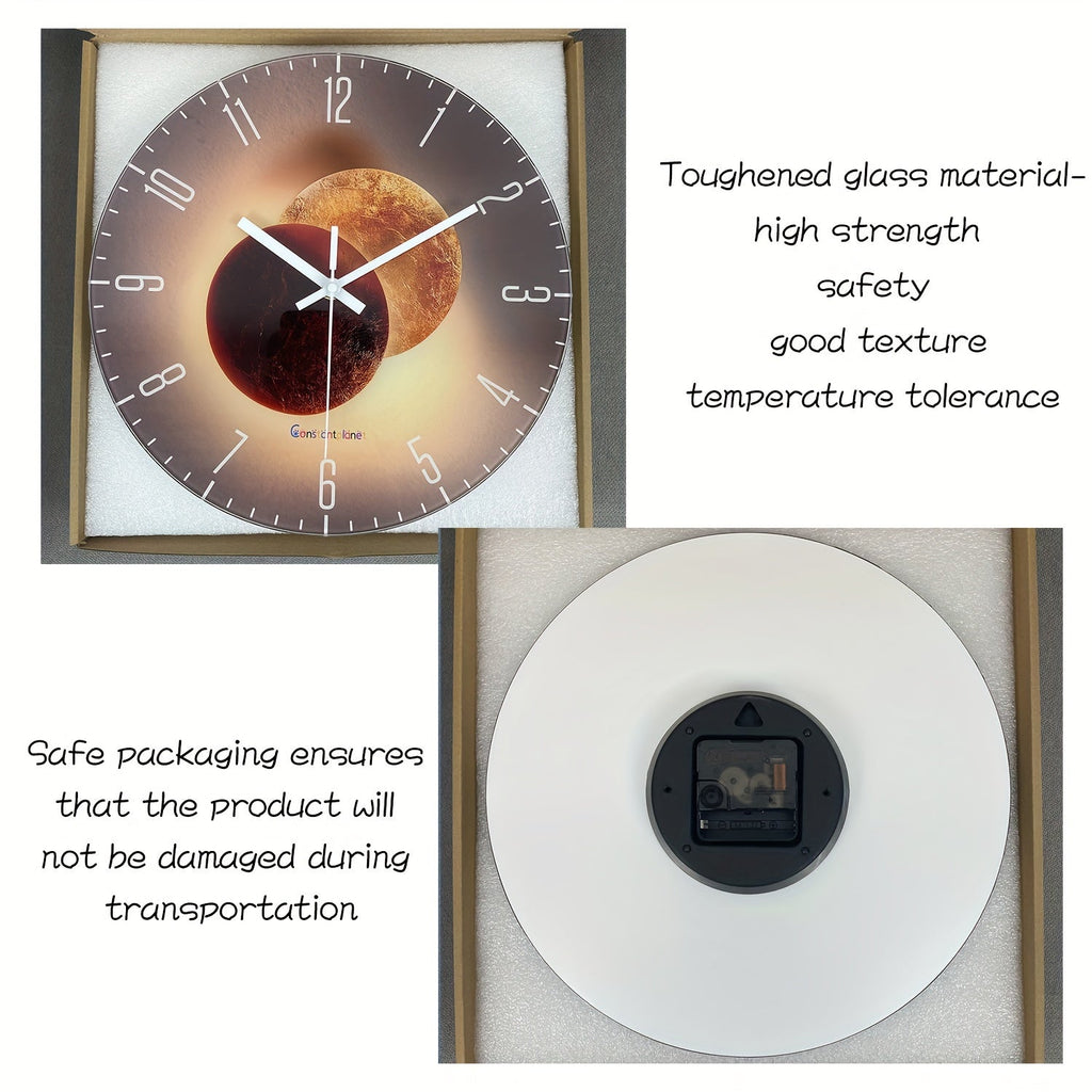 CosmicLight Clock – Design Wall Clock with Planet Theme