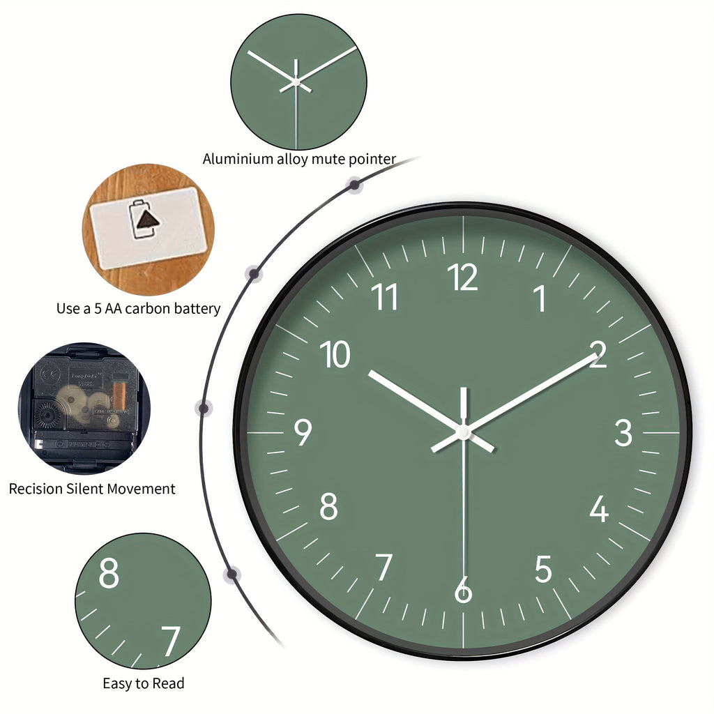 FantasyTime Clock – Elegante Stille Wandklok 20 cm