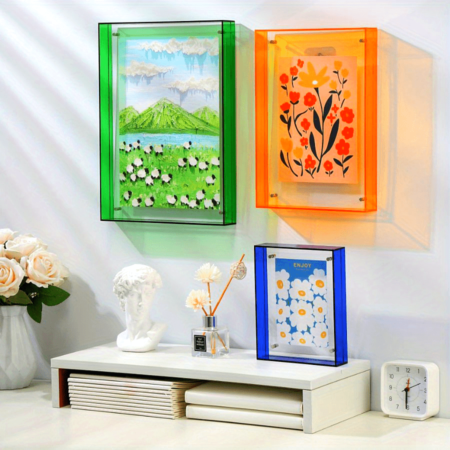 AcrylicFrame – Luxury Art Deco Photo Frame