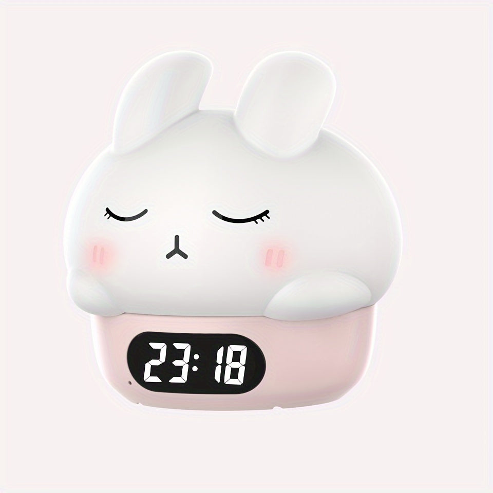 BunnyGlow - Magical Color Night Light with Alarm Clock