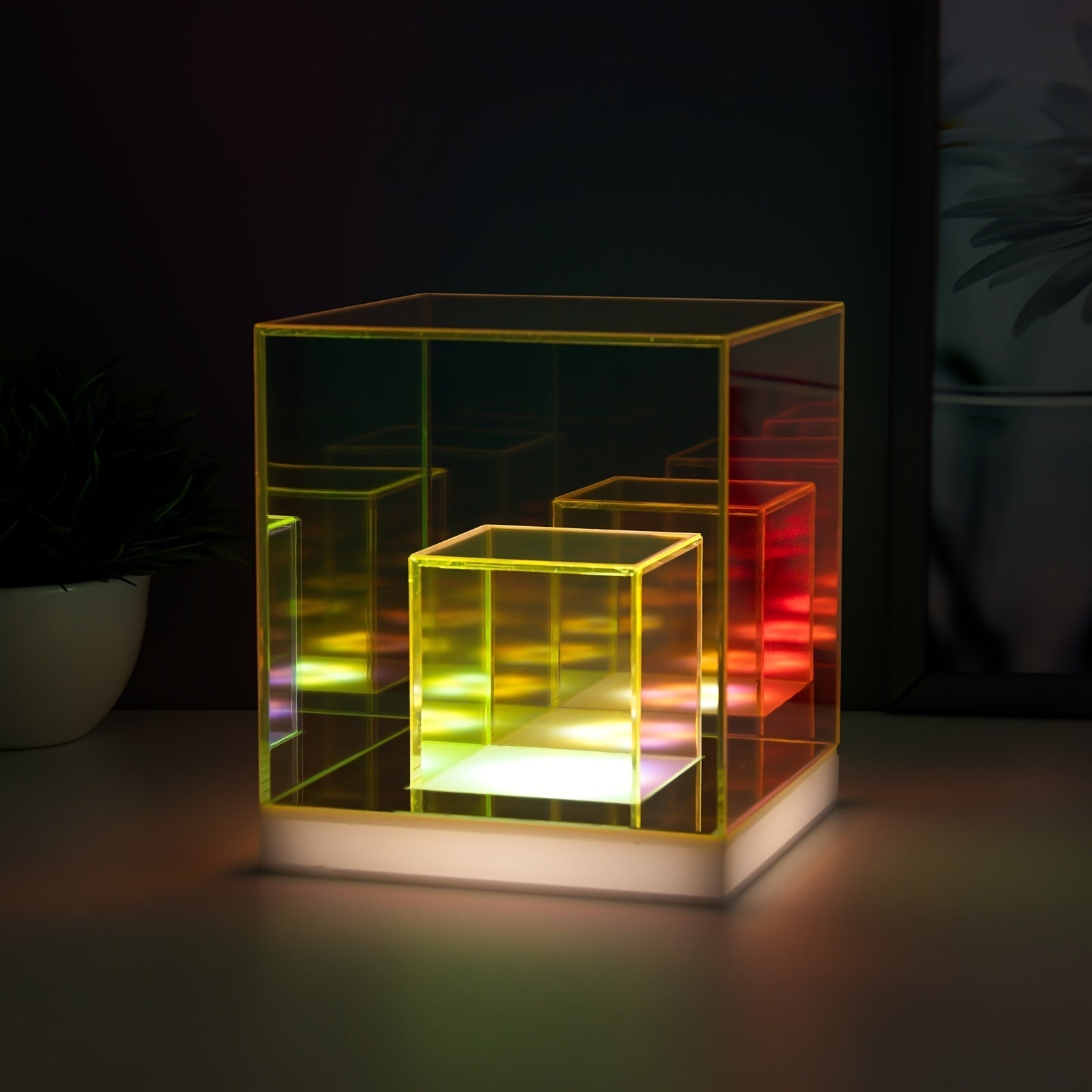 LumiLuxe - Adjustable LED Table Lamp with 3 Colors