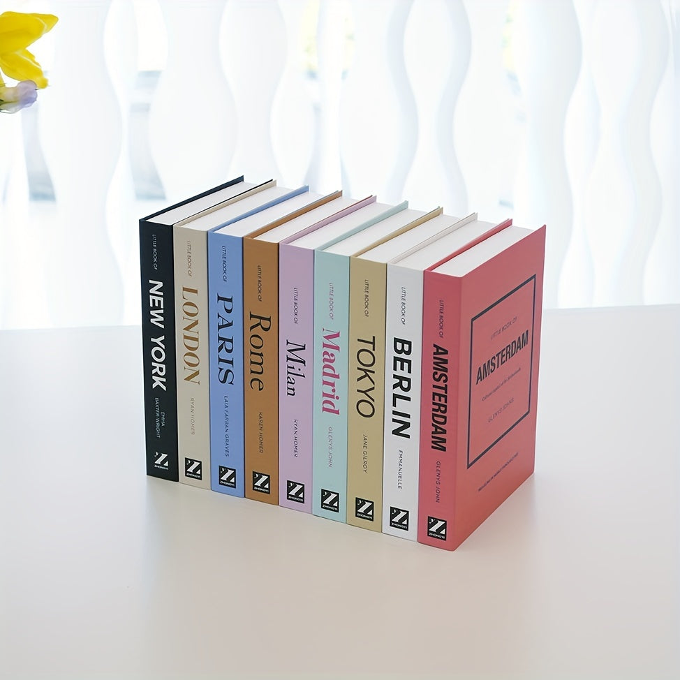 ChicBooks - Elegant Bookends Set in Cream