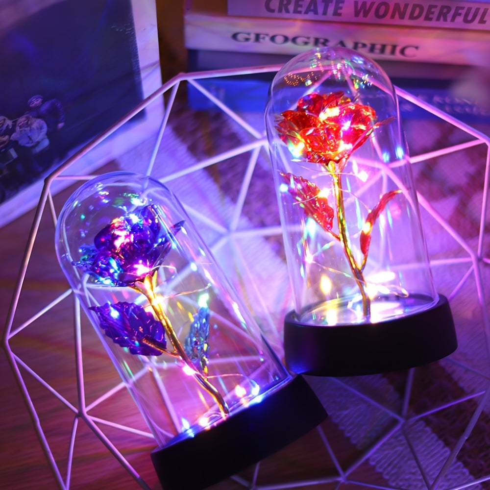 GoldenRose – Luxury Rose Lamp for Interior Decoration
