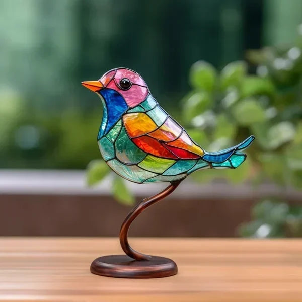 Crystalbird - Stained Glass Birds for Sophisticated Interior Design