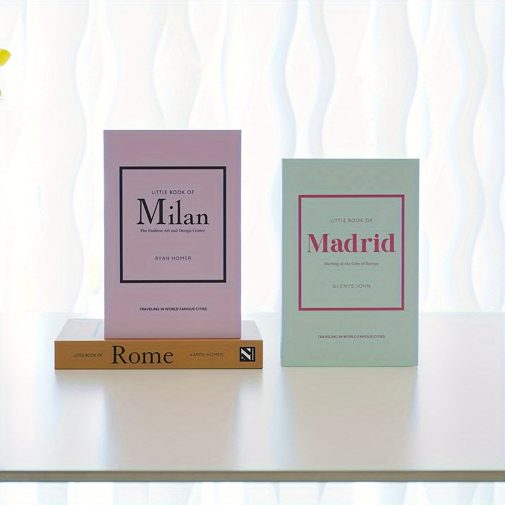 ChicBooks - Elegant Bookends Set in Cream