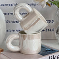 IridescentGlow - Luxury Porcelain Mug with Elegant Sheen