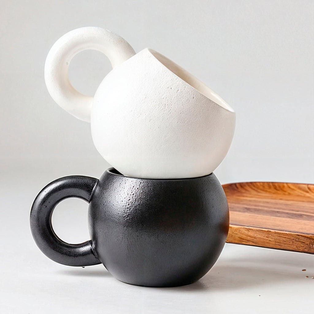 Stella Cup – Luxury Geometric Porcelain Cup
