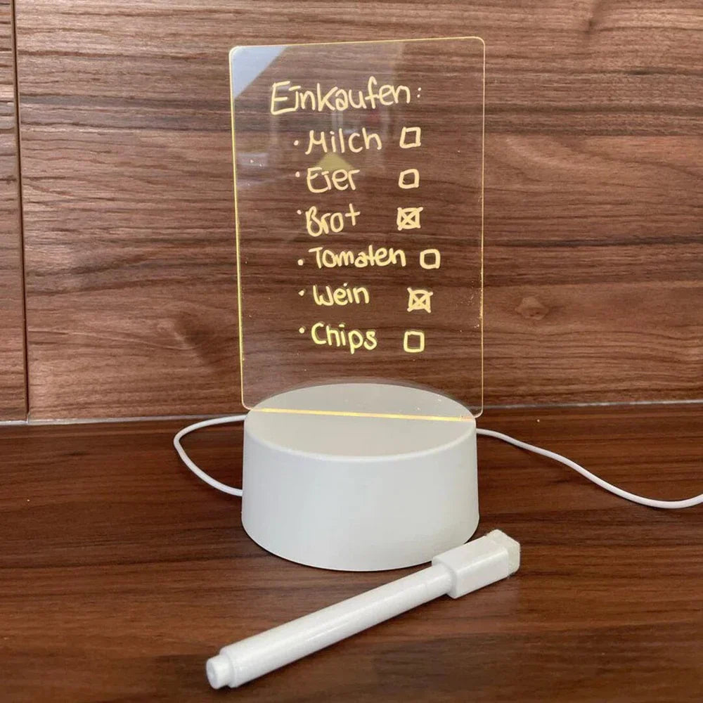 GlowPad – Magical Illuminated Notepad for Creatives
