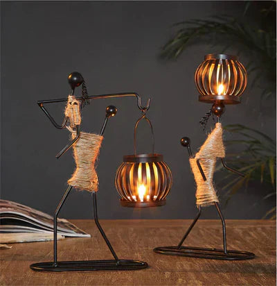 VintageMan - Retro Elegant Candle Holder for Interior