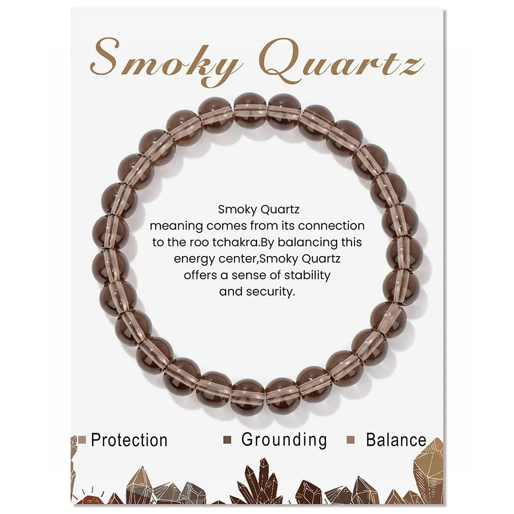 Aria: Natural Crystal Bracelet for Healing Energy