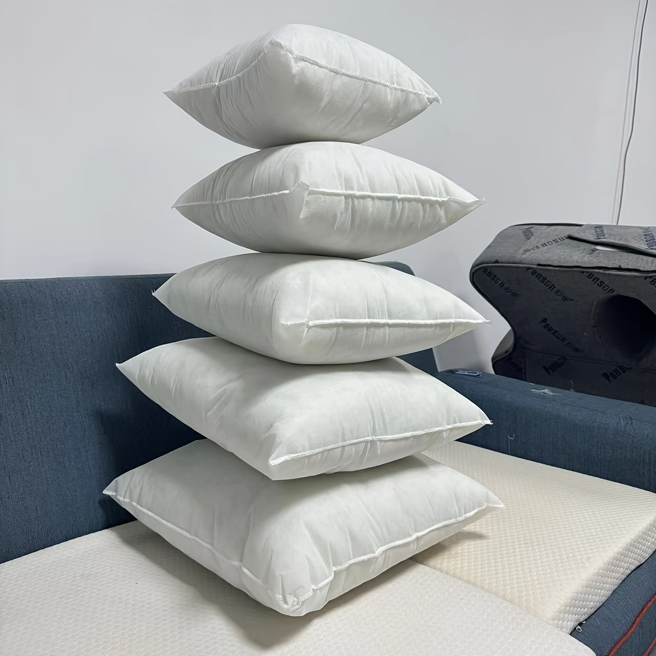 CozyNest Cushions - Luxury Filling for Sofa and Bed (2 Pieces)