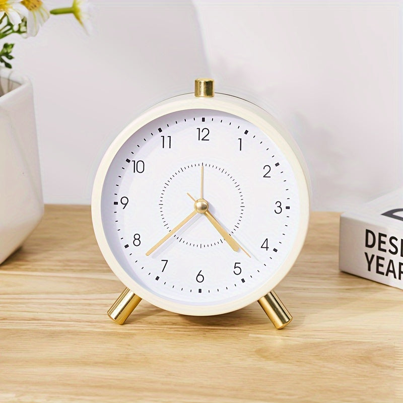 TimeSphere - Elegant Metal Clock with Lighting