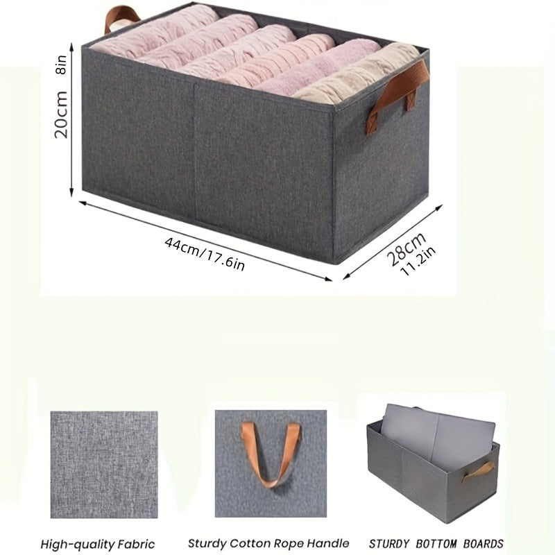 ChicOrganize - Elegant Foldable Storage Baskets Set of 3