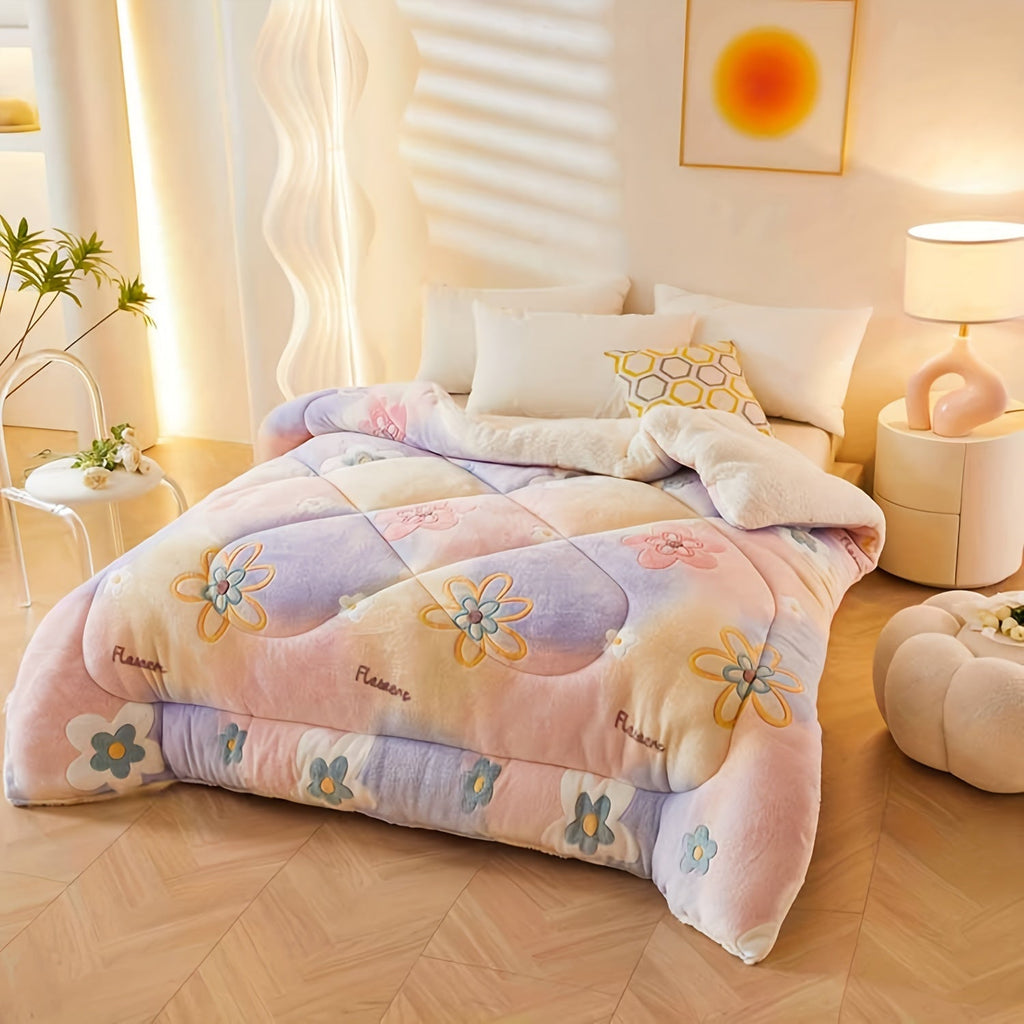 FloralDream – Soft Fleece Winter Duvet