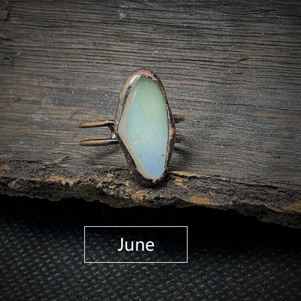 Elegant Natural Birthstones Ring - Selina