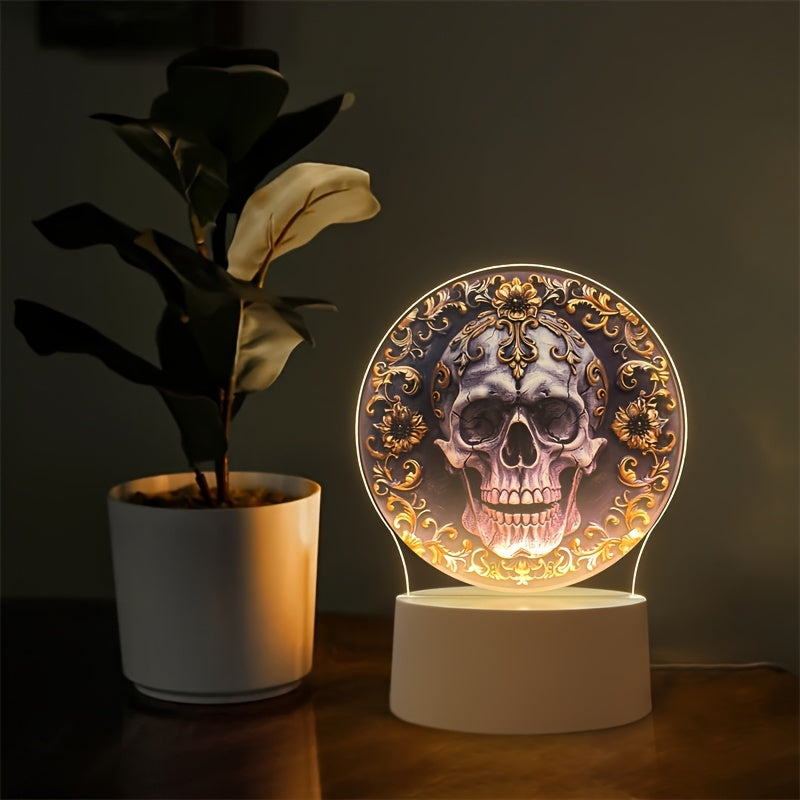 LumiSkull - Colorful USB Skull Table Lamp