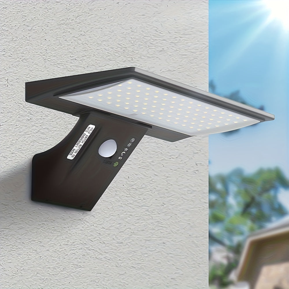 SolarGuard Light - Modern Outdoor Wall Lamp with Sensors
