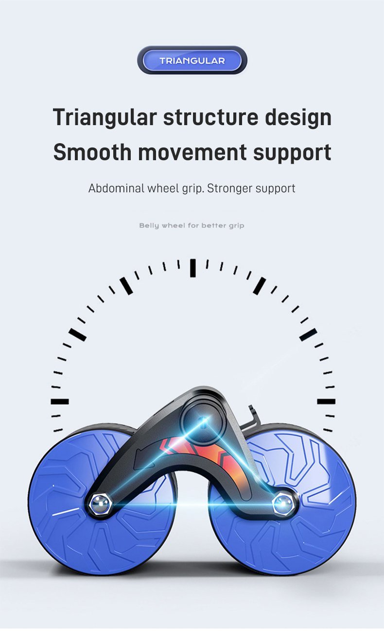 CoreMaster Wheel - Adjustable Ab Roller with Non-Slip Grip