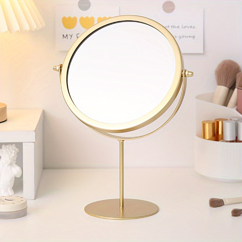 VintageGlow – Adjustable Make-up Mirror with Iron Frame