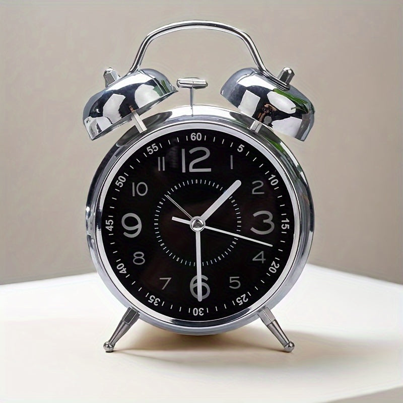 TimeBell - Retro Metal Alarm Clock with Bell