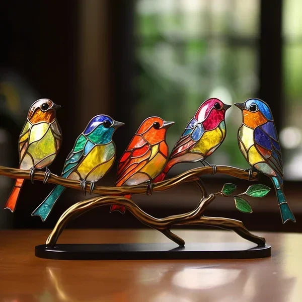 Crystalbird - Stained Glass Birds for Sophisticated Interior Design