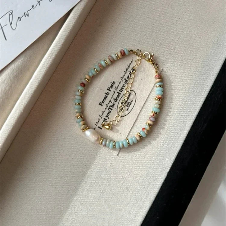 Elena's Vibrant Natural Stone Jewellery Set