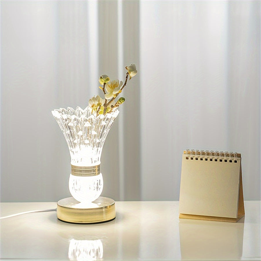 VaseLicht - LED Crystal Table Lamp with Dimmable Ambiance