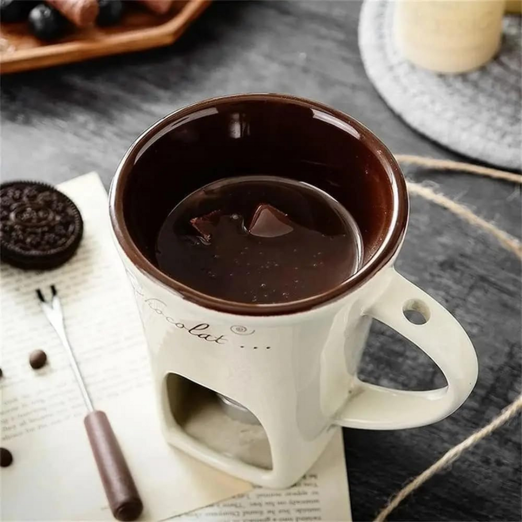 ChocoFondue - Elegant Bowl for Meltable Chocolate & Cheese