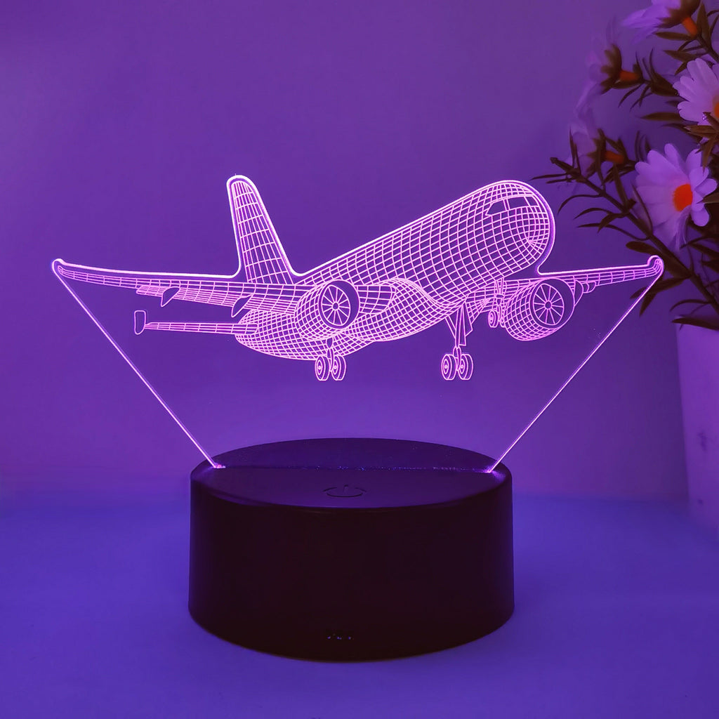 SkyGlow – 3D Airplane LED Night Light with USB