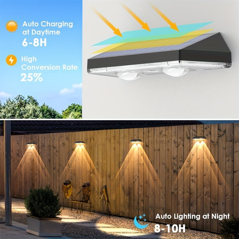 SolarShine Wall Lamp - Colorful Solar LED Outdoor Lighting