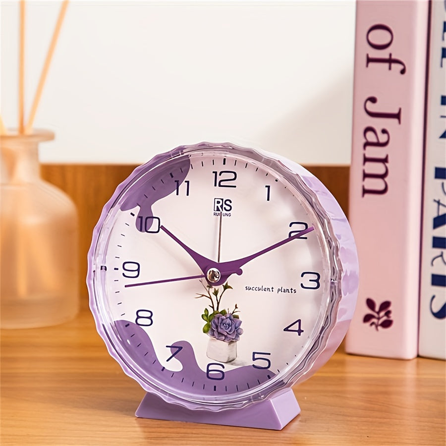 FloraTime Clock - Elegant Flower Grower with Alarm