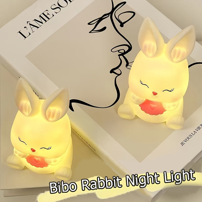CuteRabbit - Charming LED Table Lamp for Bedroom