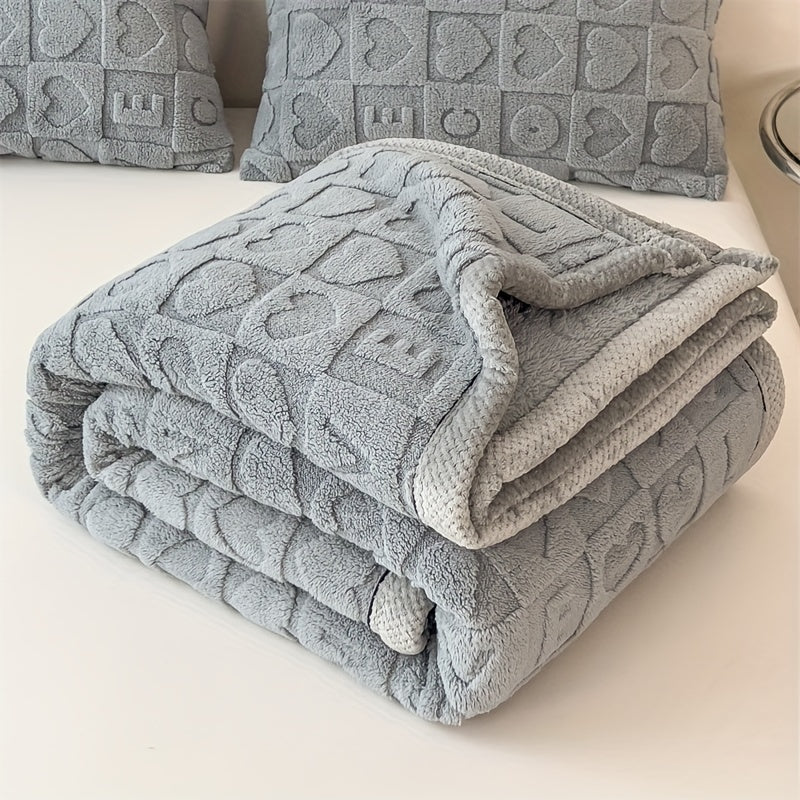 Stijlvolle Coral Fleece Deken voor Ultiem Comfort
