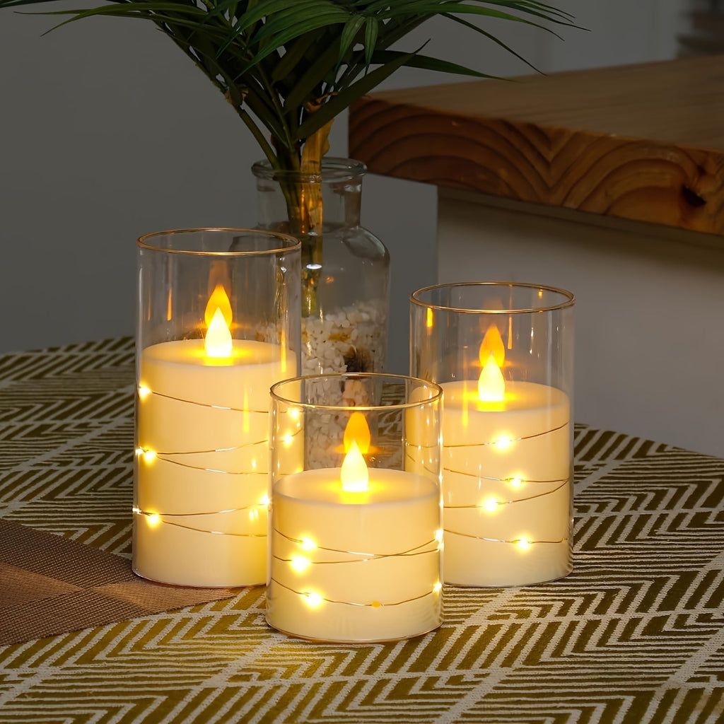RomanticGlow – LED Candle Set with Remote Control
