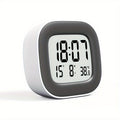 TimeView Clock - Stylish Mini Alarm Clock with Temperature