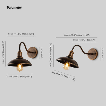 Alessio Vintage-Inspired Dome-Shaped Antique Brass Waterproof Outdoor Wall Lamp – IP65 Rated