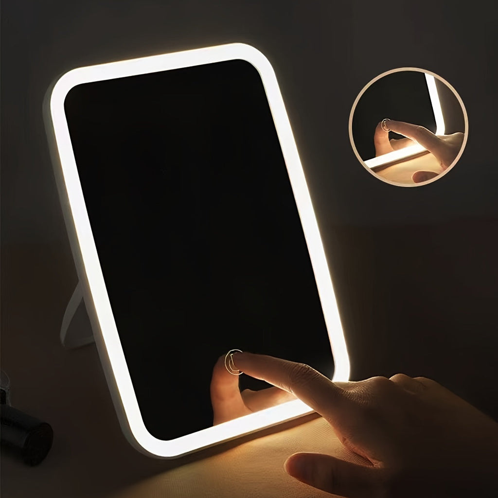 BloomMirror - Elegant LED Makeup Mirror USB-Rechargeable