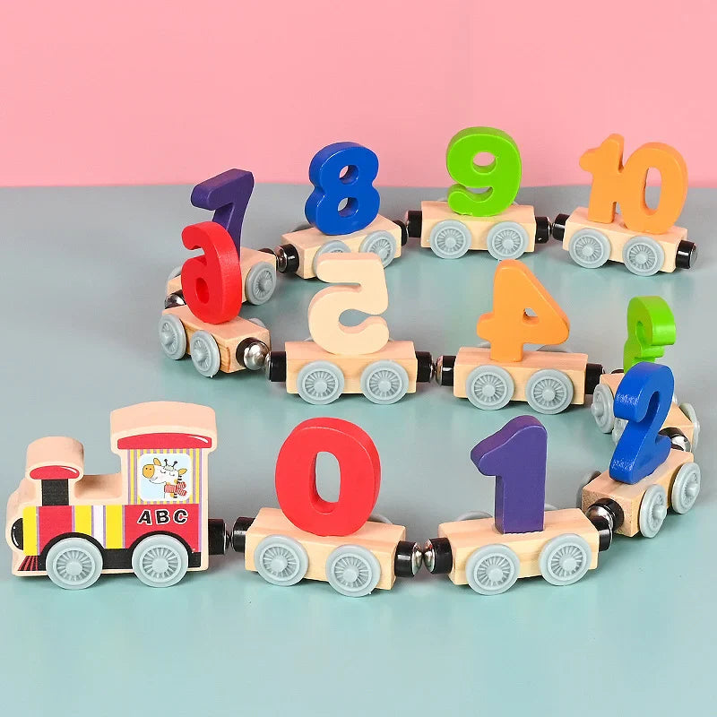 Magnetic Number Train - Educational Toy