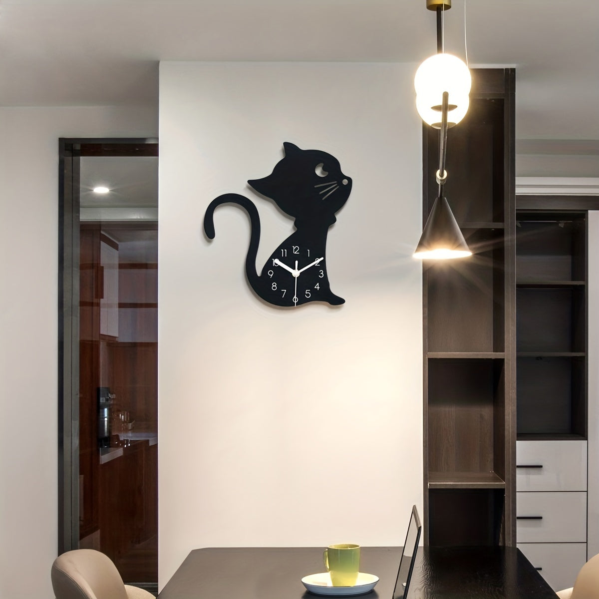 ModernPaws – Unique Cat Wall Clock for Interior