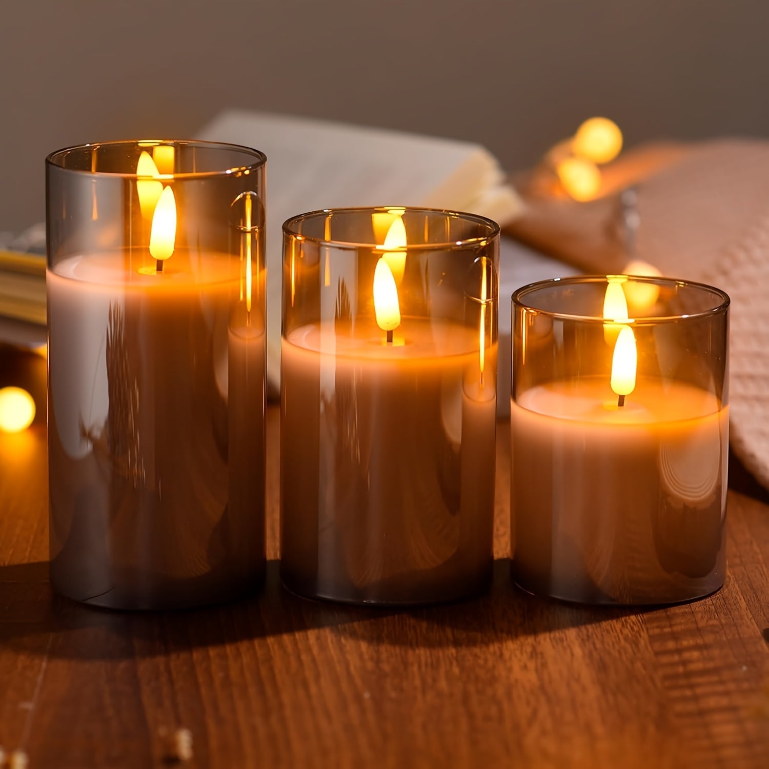 FlameFree LED Candle Set – Stylish Ambient Lighting for Indoor and Outdoor Use