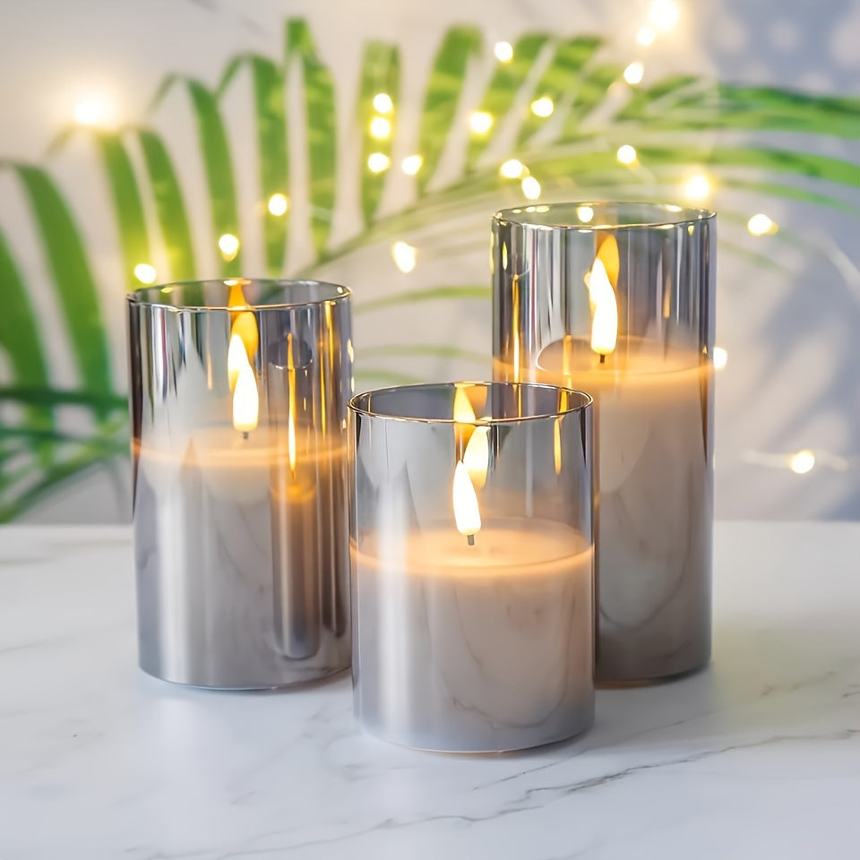 FlameFree LED Candle Set – Stylish Ambient Lighting for Indoor and Outdoor Use