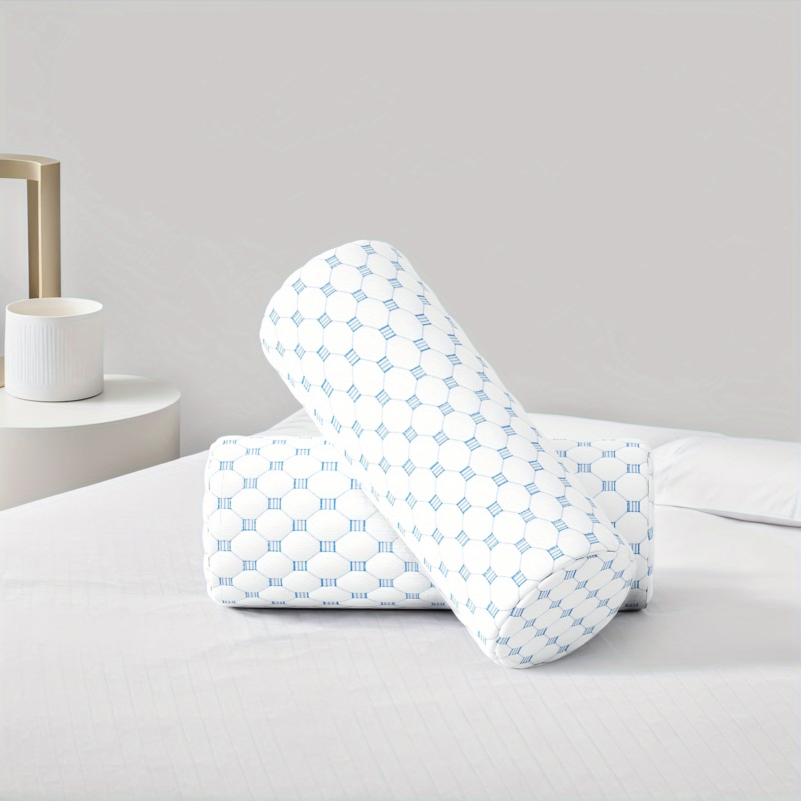 SleepAlign Pillow – Cooling Memory Foam Neck Roll